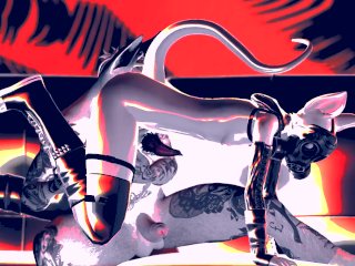 Yiffing Фурры // Кот и волк на крыше // by DonutKnot