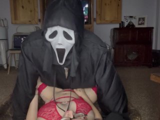 Ghostface Трахает мою Тесную Киску