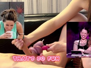 Мой рогоносец кончает как девочка в новой клетке целомудрия. Богиня дрочит