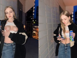 Русская студентка отдалась за энергетический напиток - Ariша_Mills