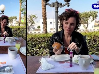 Соблазнение девушки на улице: утренний секс в гостиничной комнате с кремпаем