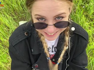 Мы пошли на пикник но забыли всю еду и пришлось есть сперму