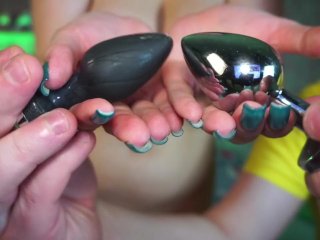 Подготовка к анальному сексу и сперма в горло. Грязные разговоры на русском