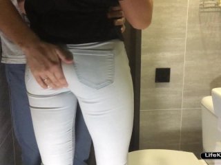 ПРОВЕРКА ВЕРНОСТИ ВАШЕГО МУЖА. СЕКС В ТУАЛЕТЕ НОЧНОГО КЛУБА. 
