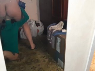 Квартирный переезд превратился в очень страстный секс перед зеркалом - lesbian_illusion