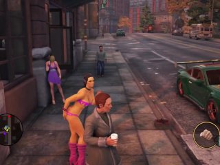 АСМР [полуобнаженная девушка из fortnite гуляет по городу] Gameplay