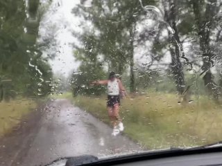 Удачно С Разговорами Подвез Девчулю , Которая Оказалась Хорошей Шлюшкой