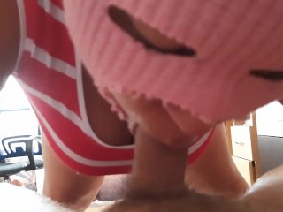 Секс с девушкой друга. Она знает как сосать хуй