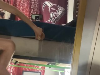 Дым и зеркала: накормить семя в поддельную киску отчима