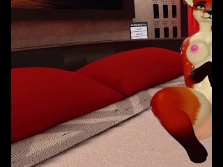 Возбуждённая лиса-фурри